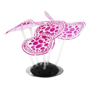 Unique Bargains Silicone Aquarium Simulation Coral Ornaments 2.36"x3.15" 1 Pc - 1 of 4