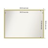 Amanti Art Incline Non-Beveled Wood Framed Bathroom Vanity Wall Mirror - 3 of 4
