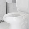 Slow-Close Elongated Toilet Seat - Stain-Proof & Hassle-Free Cleaning, Heavy-Duty Plastic Cover & Lid, Universal Fit for Bathroom (Easy Install) - 3 of 4