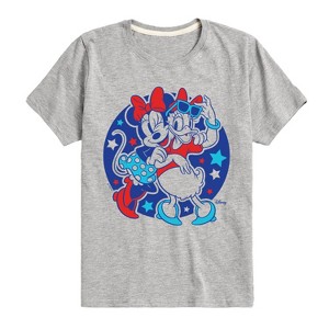 Boys' - Disney - Minnie Daisy Americana Short Sleeve Graphic T-Shirt - 1 of 4