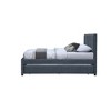 Meridian Furniture,Hudson Vegan Leather Twin Trundle Bed - 3 of 4