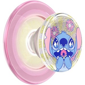 PopSockets Disney Magnetic Cell Phone Grip with MagSafe Adapter Ring - Tidepool Stitch Snacks - 1 of 4