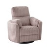 GDFStudio Mateo Modern Velvet Upholstered 360° Swivel Recliner - 2 of 4