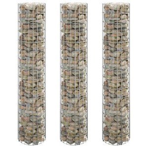 vidaXL Gabion Raised Bed Silver Galvanized steel Medium Durable - 1 of 4