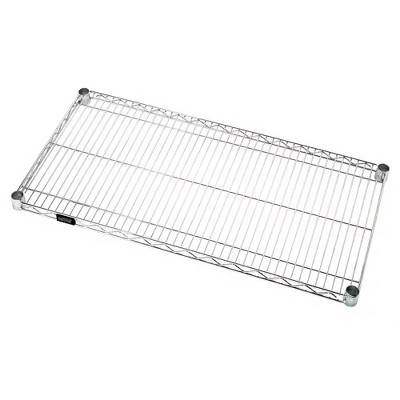 Quantum Storage Systems Wire Shelf, 36"W X 21"D, 600 - 800 Lb. Capacity, Chrome Plated Finish, Nsf