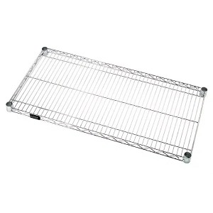 Quantum Storage Systems Wire Shelf, 36"W X 21"D, 600 - 800 Lb. Capacity, Chrome Plated Finish, Nsf - 1 of 1