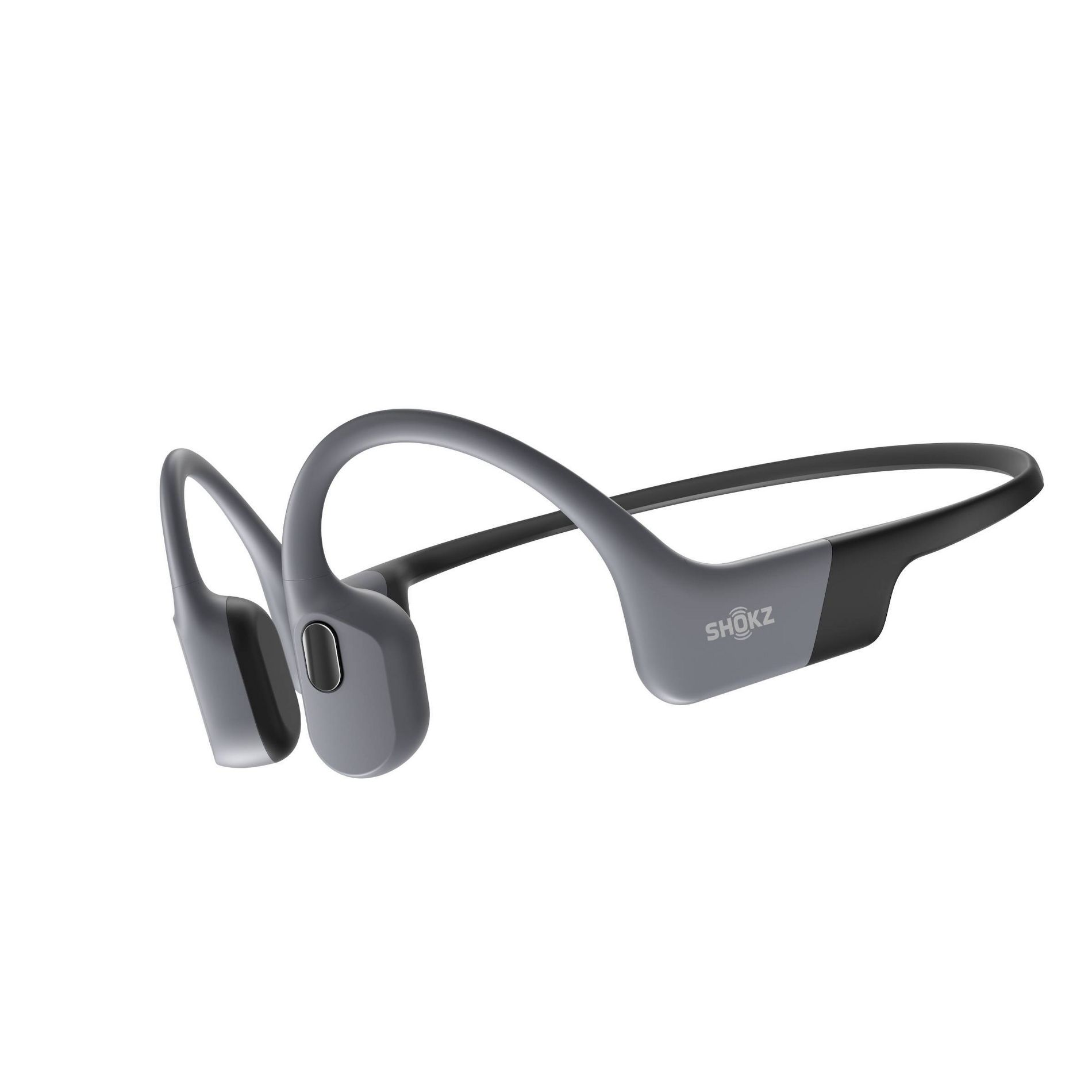 Shokz OpenSwim Pro Bluetooth Wireless Waterproof Headphones - Gray: USB Connection, Silicone Ear Cushions, Built-In Microphone, Water-Resistant