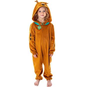 Scooby Doo Toddler Kids Scooby Doo Costume Pajama Union Suit Onesie