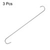 Unique Bargains High Manganese Steel Kitchen Garden Bathroom S-shaped Hooks and Hangers 3 Pcs - 3 of 4