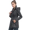 BGSD Women's Evelyn Hooded Short Trench Coat - image 2 of 4