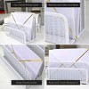 Blu Monaco 3 Tier Metal Mesh Letter Sorter - Available in Aqua, Black, Gold, Pink, Rose Gold, and White - 3 of 4