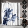 Americanflat 71x74 Sea Turtle Shower Curtain - 100% Polyester Shower Curtain - Water-Resistant Bath Curtain with Metal Grommets - 4 of 4