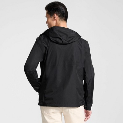 Lands' End Men's Waterproof Raincoat - Medium - True Black — фото 2