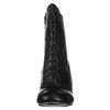 Victorian 2.5" Heel Women's Mid Calf Lace Up Costume Boot (Black) - 3 of 4