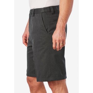 KingSize Tall Wrinkle-Free Expandable Waist Plain Front Shorts - 1 of 4