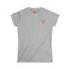 Love All Tennis Women's Hearts Softstyle T-Shirt - 4 of 4