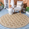 Courtyard CY6918 UV & Stain Resistant Non-Shedding Power Loomed Indoor/Outdoor Rugs - Safavieh - 2 of 4