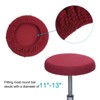 Unique Bargains Non-slip Washable Elastic Round Bar Stool Seat Cushions 2 Pcs - 3 of 4
