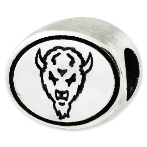 Black Bow Jewelry Sterling Silver & Enamel Marshall University Collegiate Bead Charm - 1 of 4