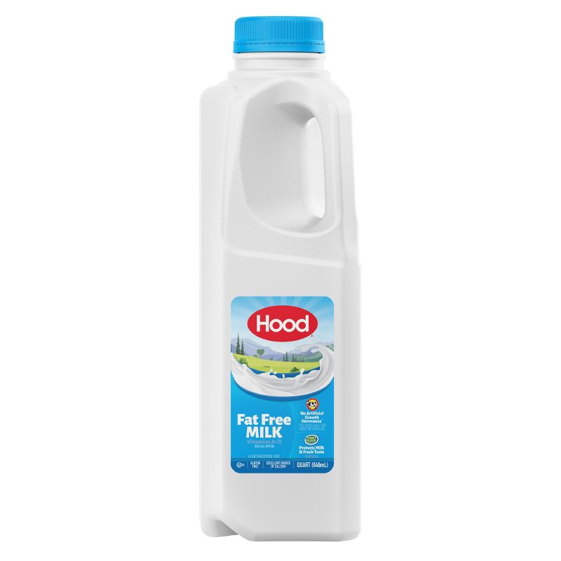 Hood Fat Free Milk - 1qt, 1 of 8