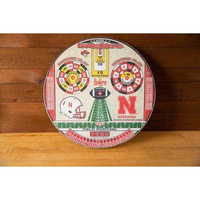 NCAA Nebraska Cornhuskers Official Football Dartboard