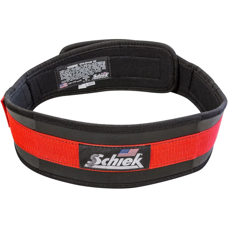 Schiek Sports Model 3004 Power Lifting Belt - Red, 2 of 3