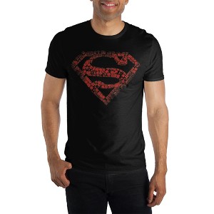 Superman Dice Logo Black T-Shirt - 1 of 1