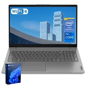 Lenovo V15 Gen 4 15.6" FHD Laptop, i7-13620H, UHD Graphics, 24GB DDR4, 1TB SSD, Wi-Fi 6, Windows 11 Pro, Grey - 1 of 4