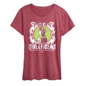 Women's - Disney - Maleficent Punk Short Sleeve Graphic T-Shirt - 1 of 4