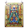 CHLOE Lighting Tiffany-glass Victorian Panel 18-7/8x24-6/8 - 2 of 4