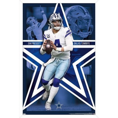 Trends International Nfl Dallas Cowboys - Dak Prescott 22 Framed Wall ...