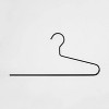 10pk Flocked Hangers Black - Brightroom™