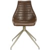 Lynette Mid-Century Modern Swivel Chair (Set of 2) - ACH7006 - Light Brown/Brass - Safavieh - 2 of 4
