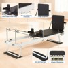 Pilates Reformer, Foldable Pilates Equipment with Jump Board, Springs and Cords, Adjustable Resistance for Home Use and Gym Workout, Pilates Machine - 4 of 4