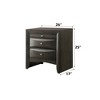 NicBex Nightstand with Drawers,Side Table with Wood Tapered Legs and Finish,Modern Bedside Table for Bedroom,Living Room - 3 of 4