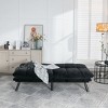 NicBex 70" Loveseat,Modern Convertible Folding Loveseat Sofa with Metal Legs,Upholstered 2-Seater Couch for Living Room,Bedroom,Apartment - 3 of 4