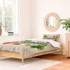 Deny Designs Twin/ Twin Extra Long Jessica Molina Seasons Greetings Vintage Ornaments Duvet Cover and Pillow Sham Cream - 2 of 4