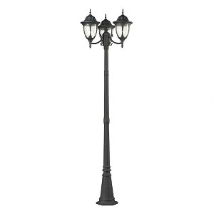 Elk Home Killinghall Drive 3 - Light Post Light in  Textured Matte Black - 1 of 3