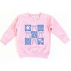 The Juniper Shop Nautical Checkered Coquette Toddler Sweatshirt - 3 of 4