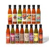 Thoughtfully Gourmet, World Traveler Suitcase Hot Sauce Gift Set, Vegan and Vegetarian, Flavors Like Cowboy Bacon, Italian Garlic, and More, Set of 15 - 2 of 4