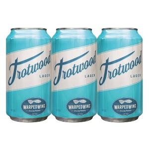 Warped Wing Trotwood Lager Beer - 6pk 12 fl oz Cans - 1 of 1