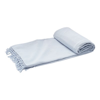 EY Essentials Lavato Fog 80" x 96" Throw Bed Blanket