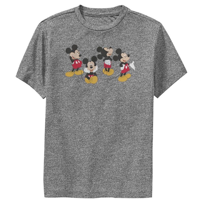 Boy's Disney Mickey Mouse Cute Poses Performance Tee, 1 of 5