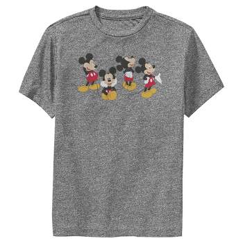 Boy's Disney Mickey Mouse Cute Poses Performance Tee