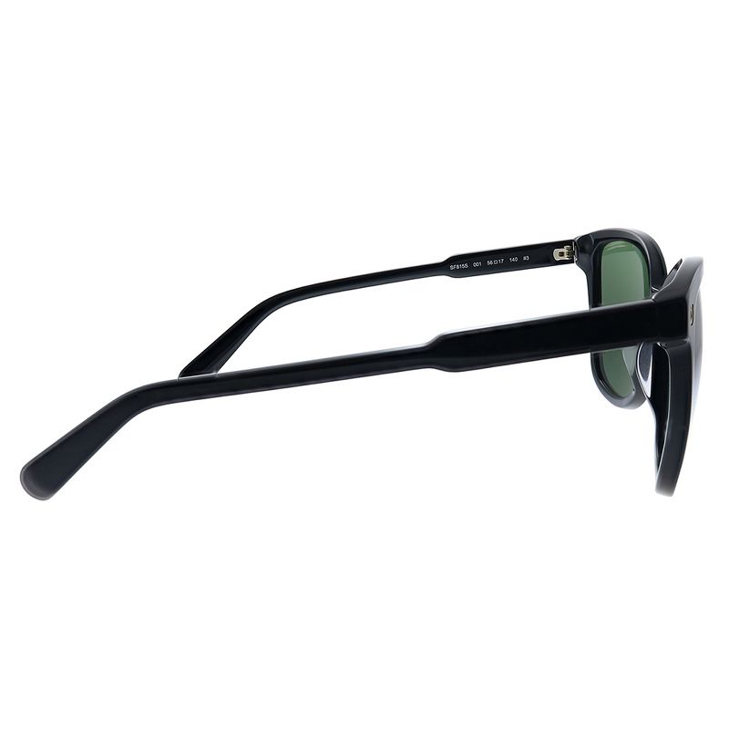 Salvatore Ferragamo SF 815S 001 Unisex Square Sunglasses Black 56mm, 3 of 4