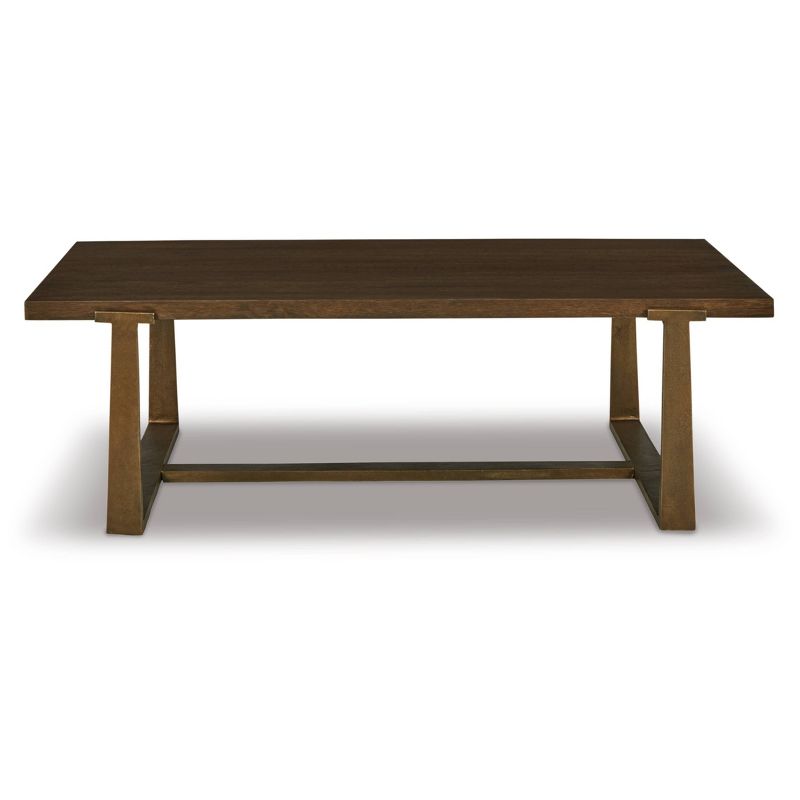 Balintmore Coffee Table Metallic Brown/Beige - Signature Design by Ashley, 3 of 7
