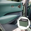 Unique Bargains Car Trash Can With Hook Hanging Car Door Faux Leather Trash Bin 1 Pc - 2 of 4