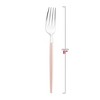 Smarty Had A Party Silver w/ Pink Handle Moderno Plastic Dinner Forks - 480 pcs - 3 of 4