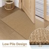 Lahome Boho Area Rug Machine Wasbable Rugs for Kitchen Non Skid Low Pile Braided Cotton Farmhouse Entryway Rugs Indoor Throw Rug Door Mats - 4 of 4