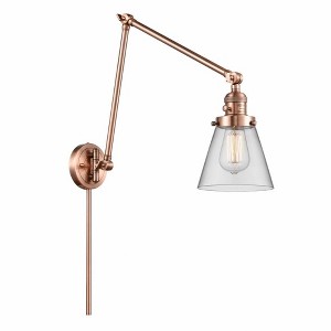 Cone - 1 Light Swing Arm Wall Sconce In Industrial Style-30 Inches Tall and 8 Inches Wide - 1 of 1